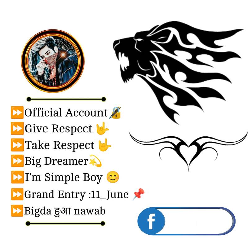 Cool Bio For Facebook For Boys