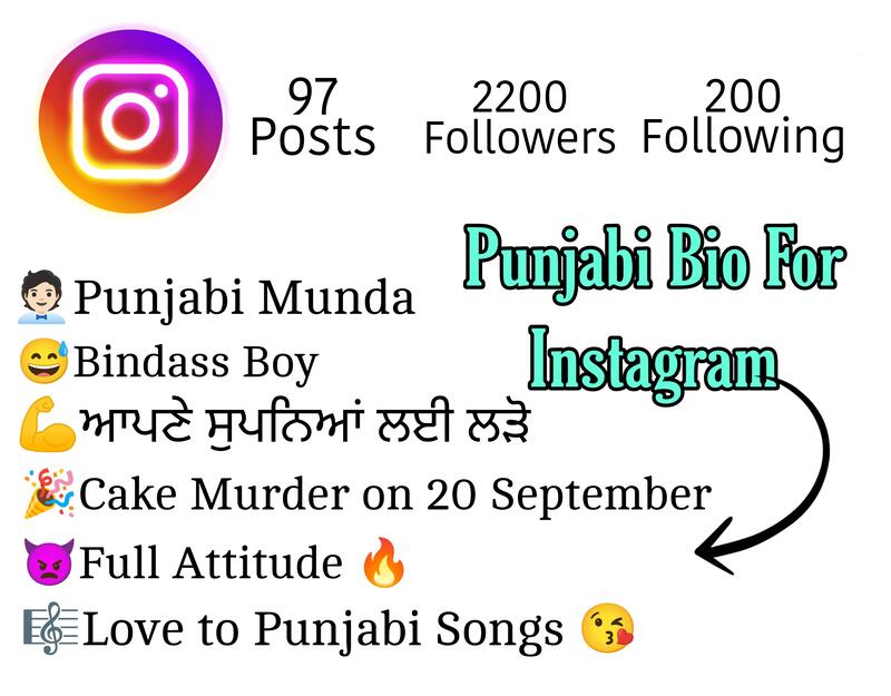 Punjabi Bio For Instagram 