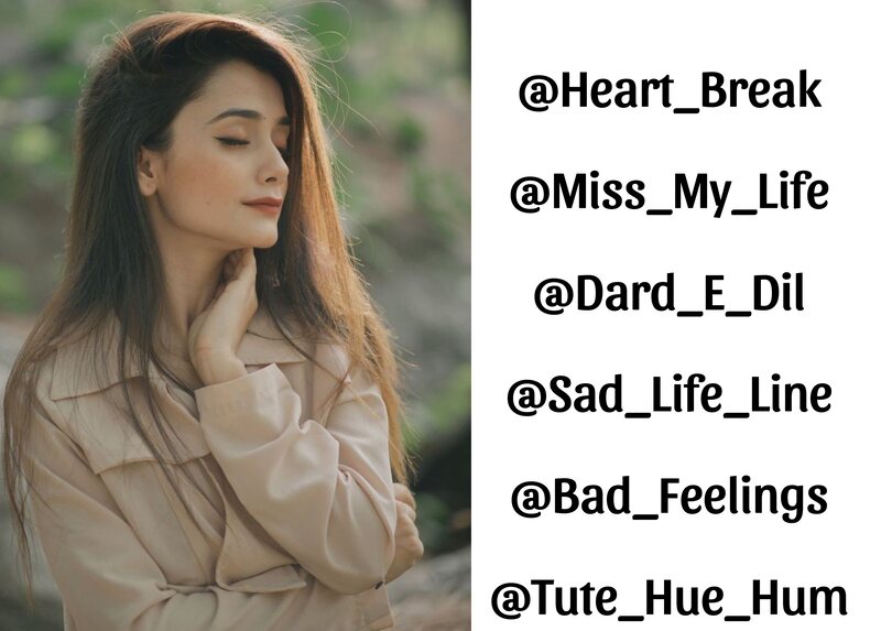Sad Instagram Username For Girls 