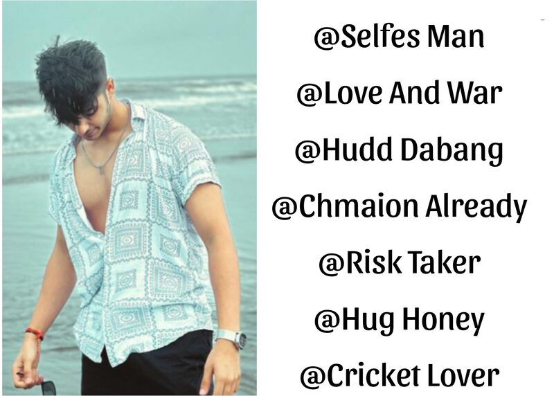 Creative Instagram Username For Boys 