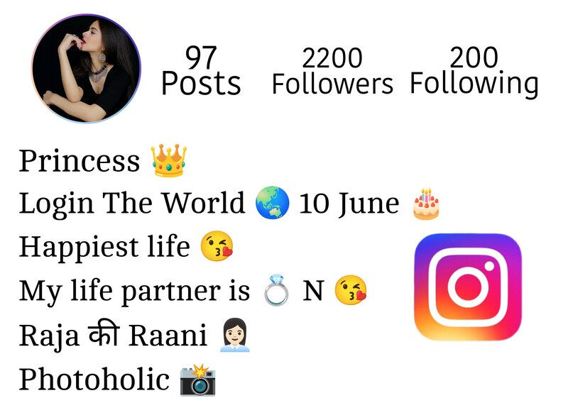 Instagram Bio For Girls With Emoji 