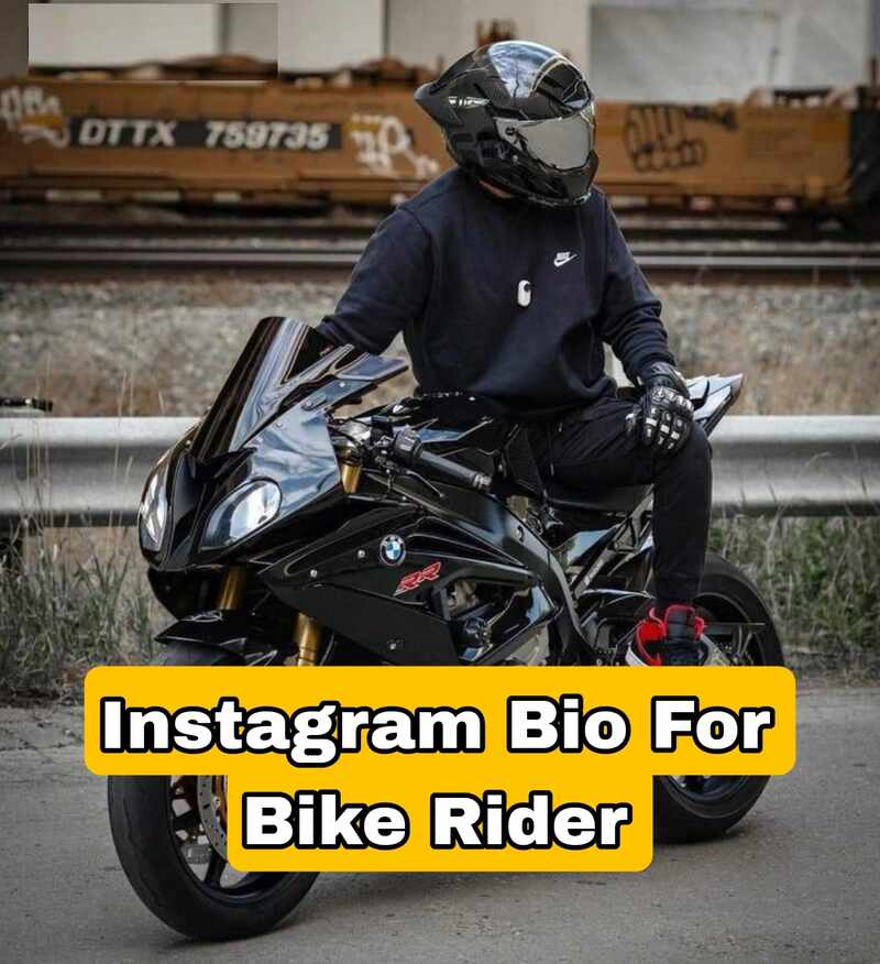 Instagram Bio For Bike Rider 