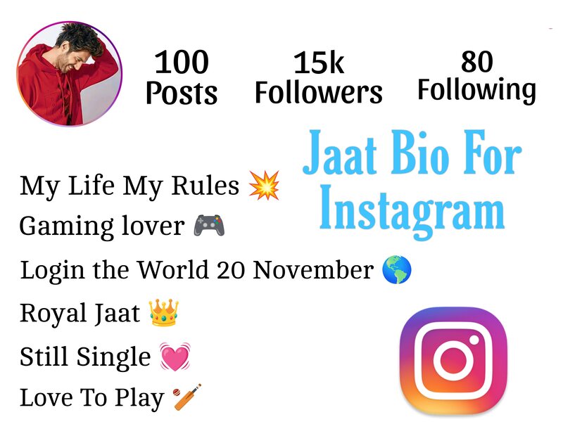 Jaat Bio For Instagram 