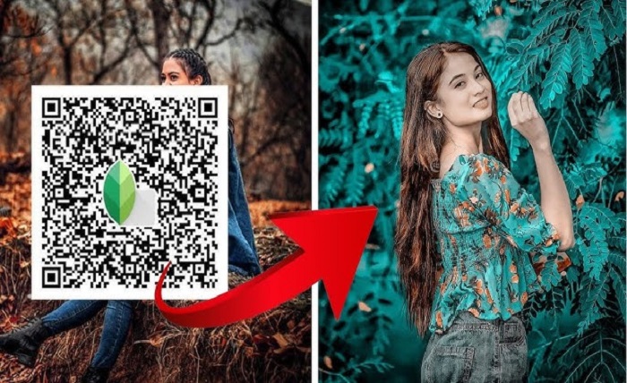 snapseed qr code