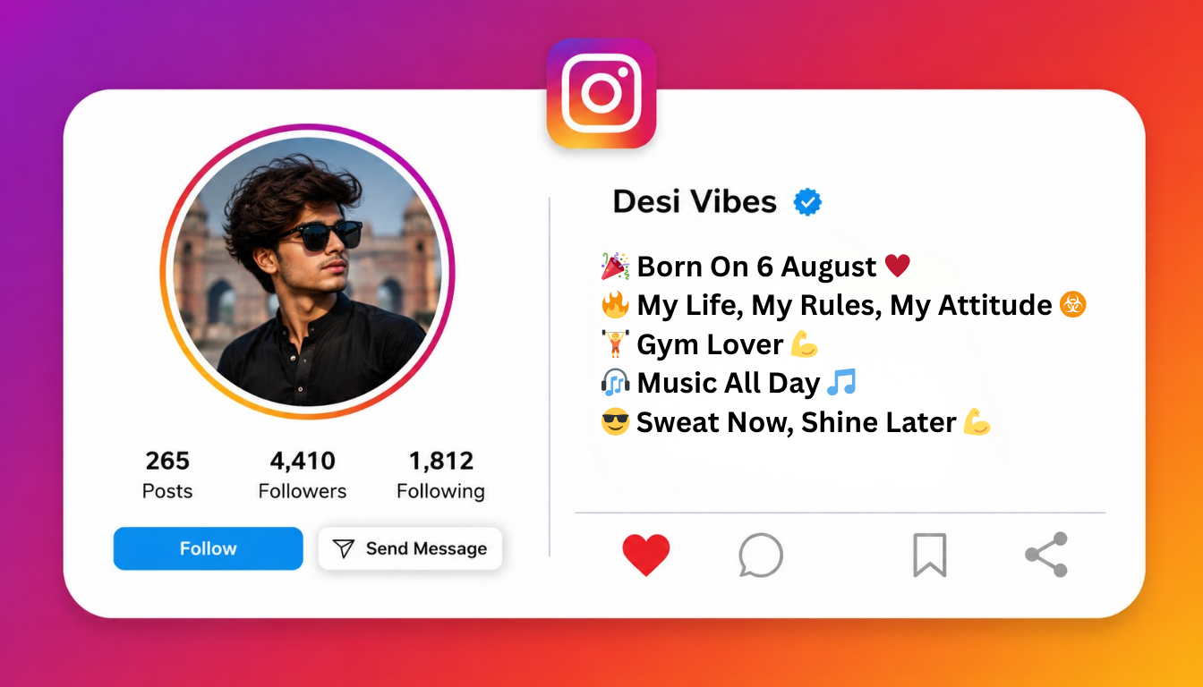 Instagram Bio for Boys: Stylish & Cool Ideas for 2026