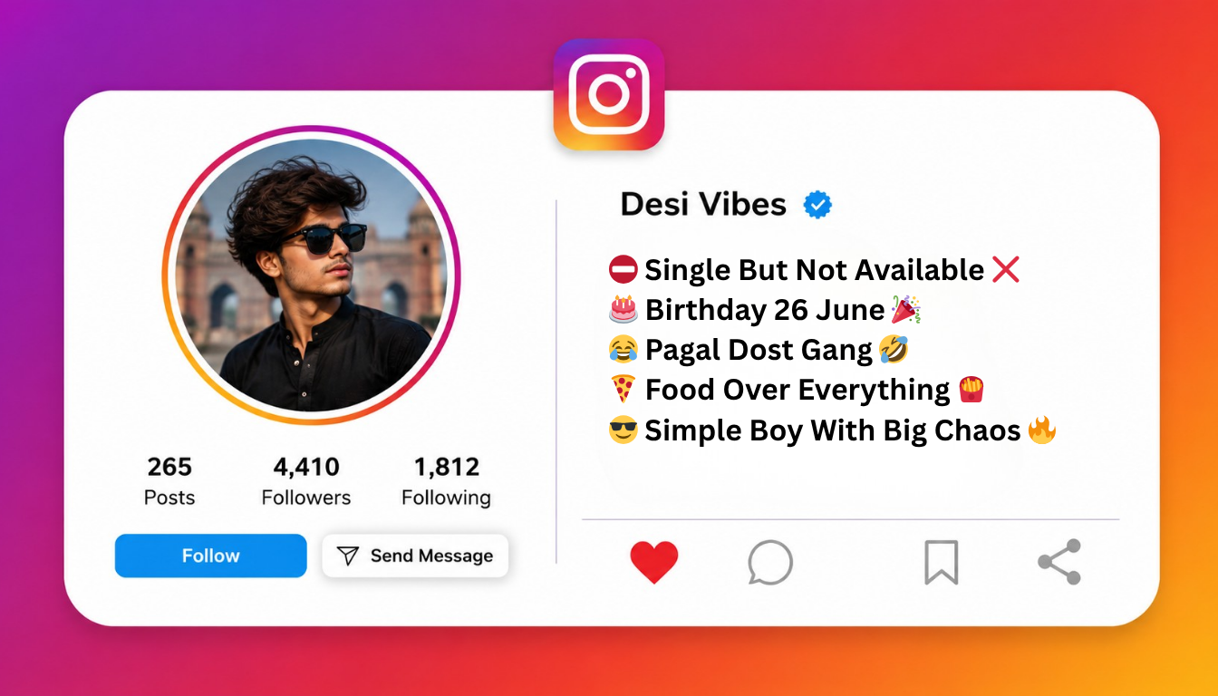 Instagram Bio for Boys: Stylish & Cool Ideas for 2026