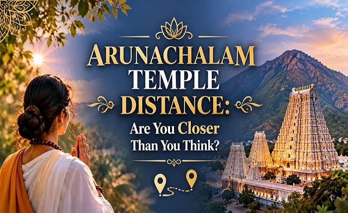 arunachalam temple distance