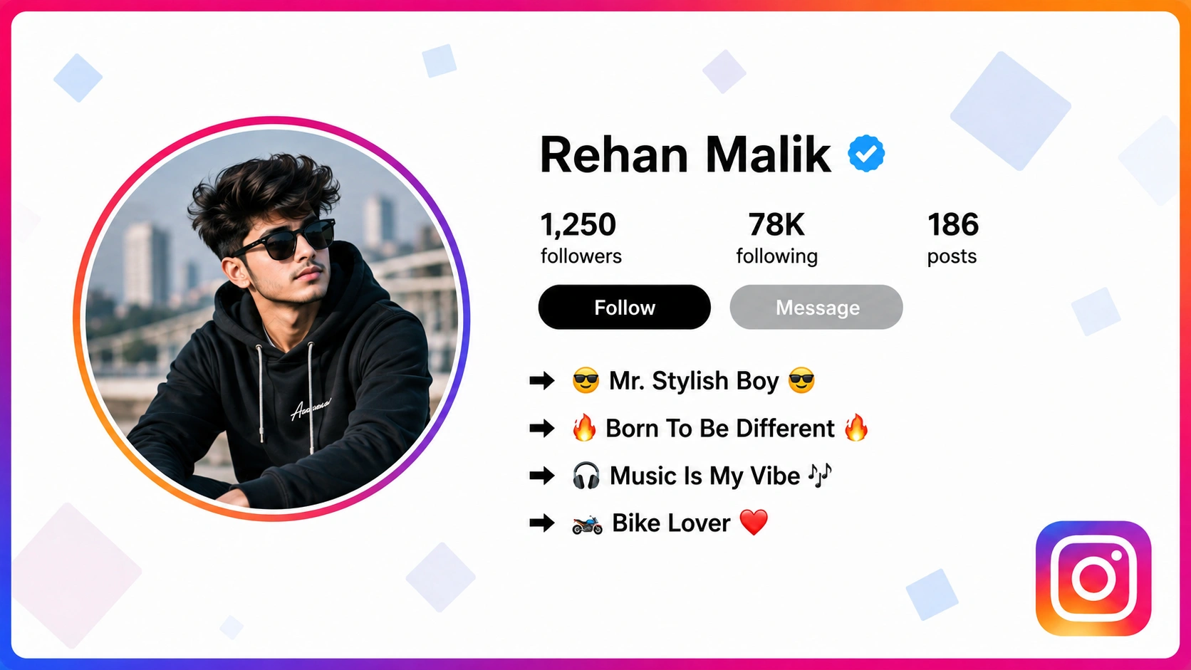Bio for Instagram for Boy Cool, Stylish and Attitude Ideas