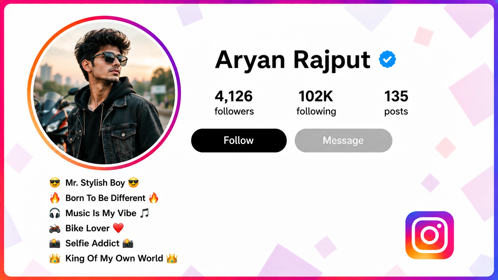 Bio for Instagram for Boy Cool, Stylish and Attitude Ideas