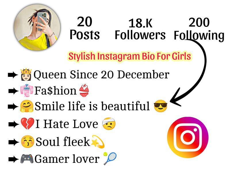 Stylish Instagram Bio For Girls
