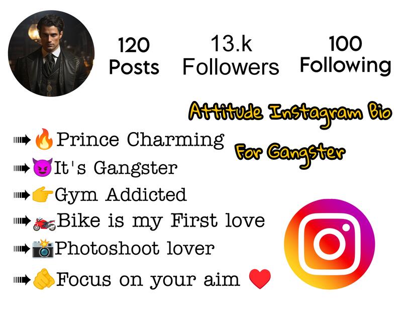 Attitude Instagram Bio For Gangster