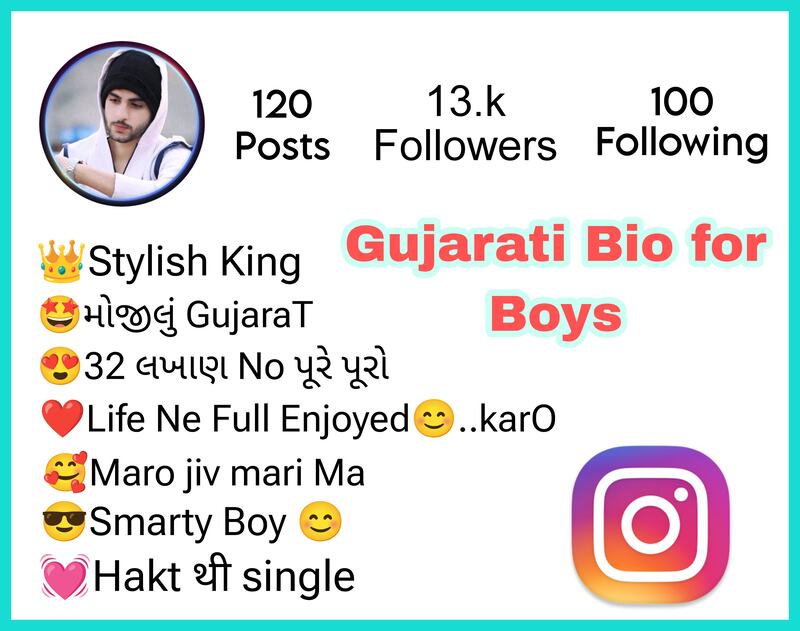 Instagram Bio For Boys In Gujarati