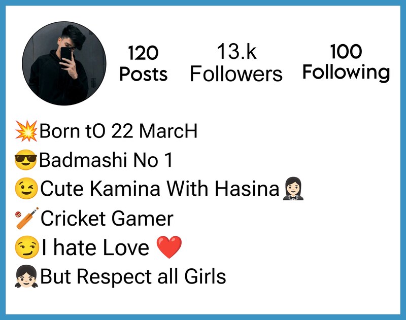 Badmashi Bio For Instagram