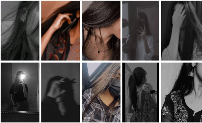 blurry girl aesthetic dp